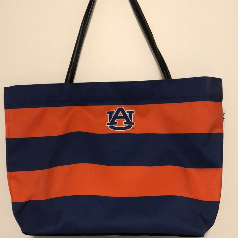 Auburn University Rugby Striped Tote Bag